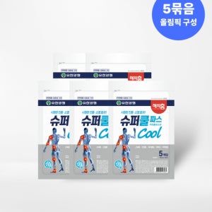 붙이는 슈퍼 쿨파스(5입×5개)