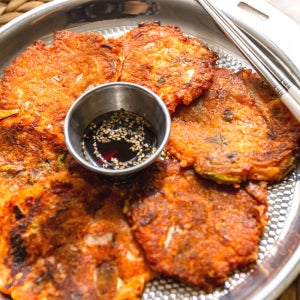 [합배송] 1kg 김치전 해물파전 감자전 고추튀김 오징어튀김●