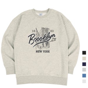 폴앤폴 1883브루클린 스탠다드 맨투맨 남여공용 6컬러