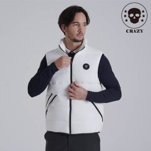 골프웰 크레이지 어페럴 남성 골프 패딩 조끼 CZM-VE2151