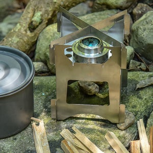 비투비월드 불멍 미니 화로대 접이식 숯불 우드스토브