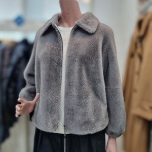 올앤선드리 스텐카라페이크퍼 재킷