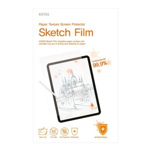 카라스 애플 MUHN2KH/A용 항균 저반사 종이질감필름K