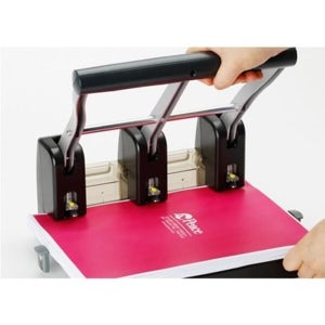 기타 셀프제본 큰 대형 7mm 3공 펀치 수동 종이 펀칭기 타공기 문서 천공기 구멍뚫기 펀치기 사무용_713726