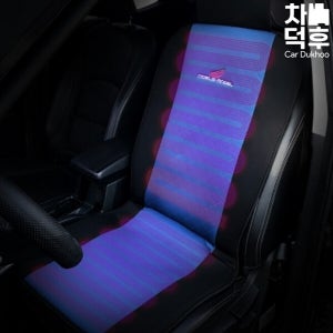 세경카이프 자동차 노블엔젤 블루퀄팅 차량용 열선시트 온열방석 앞좌석 12/24V 호환