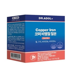 닥터아돌 코퍼 비헴철 철분 60정