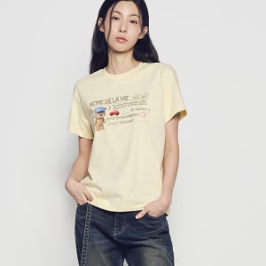 [아크메드라비] WOMAN TYPING PROFILE SHORT SLEEVE T-SHIRT (3 COLOR) 5014583985