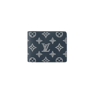 루이비통 모노그램 섀도우 카프스킨 멀티플 월릿 남성 반지갑 M83379 월렛 네이비 블루 133302311