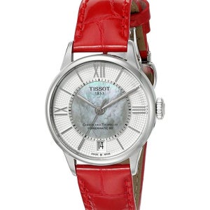 티쏘 여성 시계 레드 스테인리스 스틸 다이얼 Women s Watch 188338293 44480893