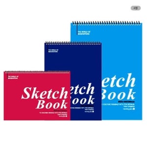 4절 전문가용 스케치북 색상랜덤 17매 1EA