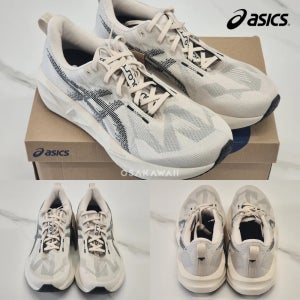 아식스 노바블라스트 5 런닝화 D 스탠다드 남성 오트밀 블랙 1011B974-250