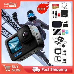 고프로 HERO12 블랙 액션 카메라 하이퍼스무스 5.3K 60fps 비디오 27MP 고프로12 5.3K 스포츠 카메라
