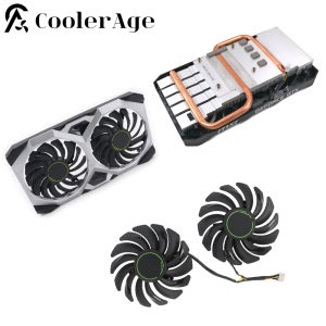 MSI 지포스 GTX 1660 1660Ti RTX 2060 슈퍼 벤투스 XS 비디오 카드 팬 87MM PLD09210S12HH RTX2060 GTX1660 GTX1600Ti GPU