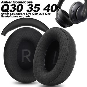 Anker Soundcore Life 교체용 이어폰 패드, 헤드폰 귀마개, 메쉬 메모리 커버, 스폰지 단백질, Q30, Q35, Q40