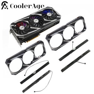 ASUS GeForce RTX 3060Ti 3070 3070Ti 3080 3080Ti 3090 RX 6700XT 6750XT 6800 ROG STRIX 그래픽 카드 쉘 및 RGB 