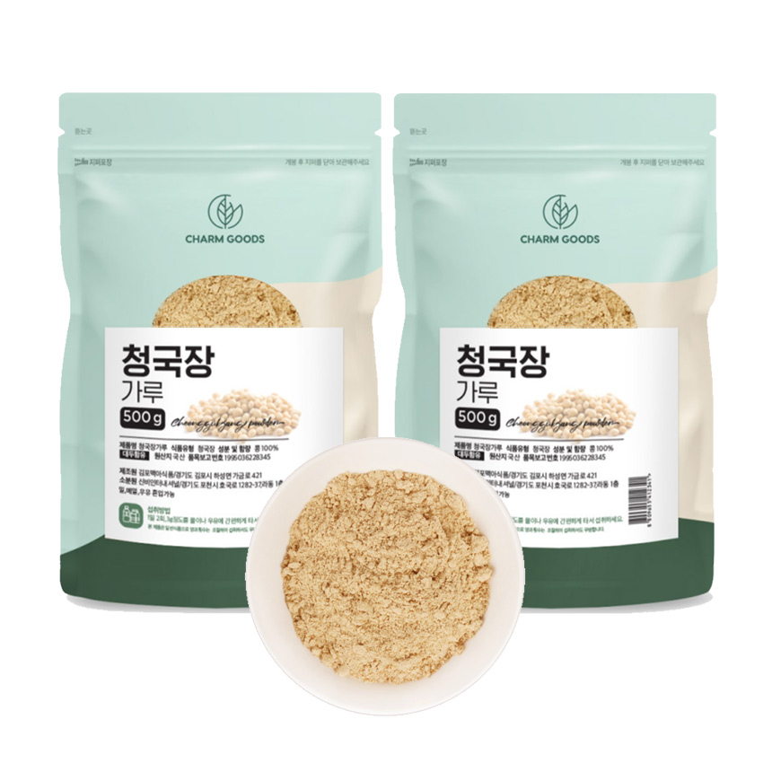 신비인터내셔널 생태맘 청국장가루 500g, 2개