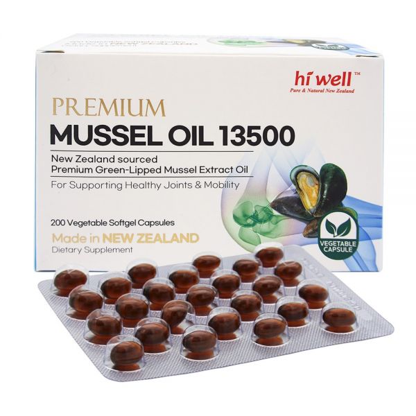 하이웰 뉴질랜드 초록홍합 <b>추출 오일</b> 200캡슐, 2개