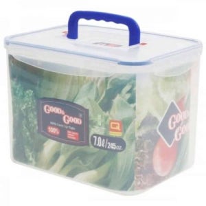 밀폐용기 HGV396C6 7L 냉장고보관통 사각플라스틱용기 플라스틱밀폐용기