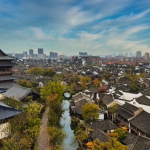 중국 상하이 복원고진 수향마을 야경 일일 그룹투어(입장료 및 나룻배포함) 한국어가이드