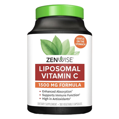 젠와이즈 <b>리포소멀 비타민</b> C 1500mg 베지테리안 캡슐