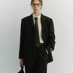 [던스트] UNISEX 3 BUTTON WOOL BLAZER