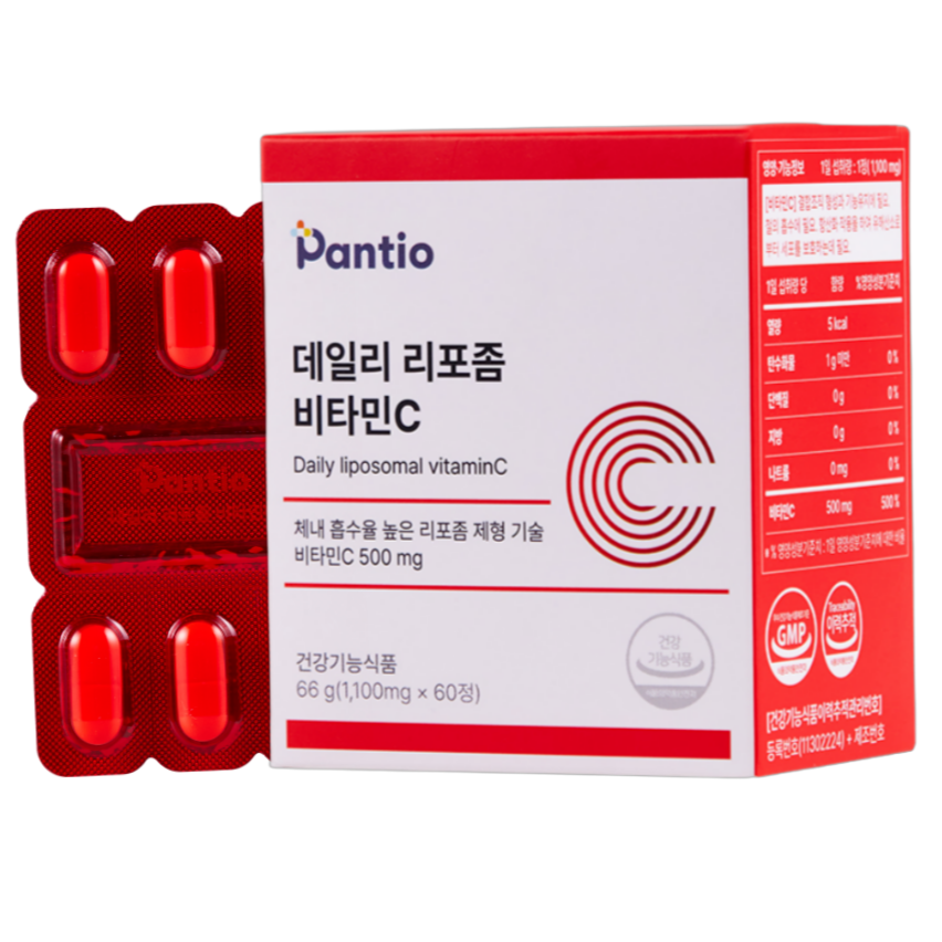 판티오 데일리 리포좀 비타민C 1100mg x 60정, 1개