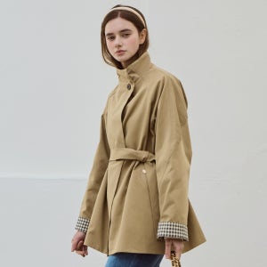 슬로우롤리 [3차리오더] A line half jacket_2 Colors