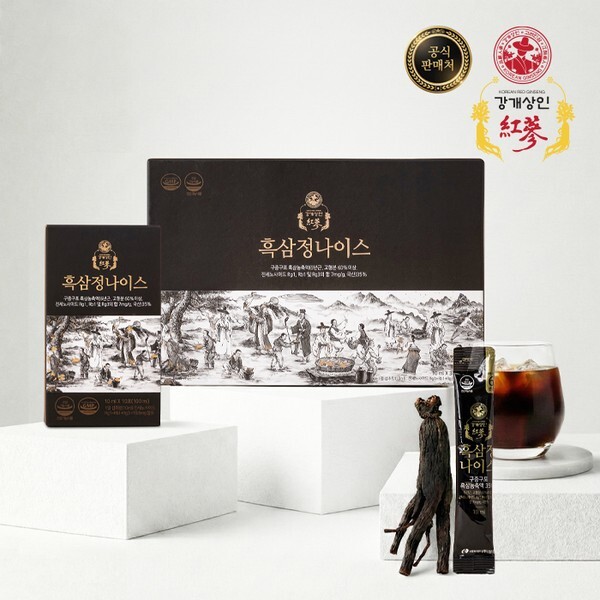 강개상인 흑삼 <b>나이스10ml</b> x 30포) 6년근 아홉번 찌고 말린 농축액 스틱형