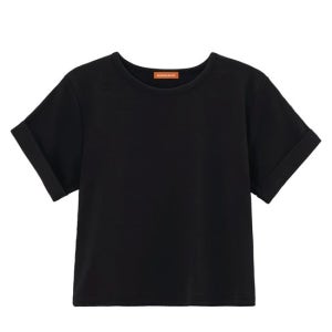 [논앤논][NONANDNON]ROLL-UP SLEEVE T-SHIRT_N6STS0376(K1770191670066089BK01)