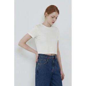 [논앤논][NONANDNON]ROLL-UP SLEEVE T-SHIRT_N6STS0376(K1770191670066089WH01)