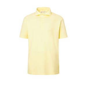 [닥스] 옐로우 단색 피아첸자 원단 면 반팔카라티셔츠 DMTS3B072Y2
