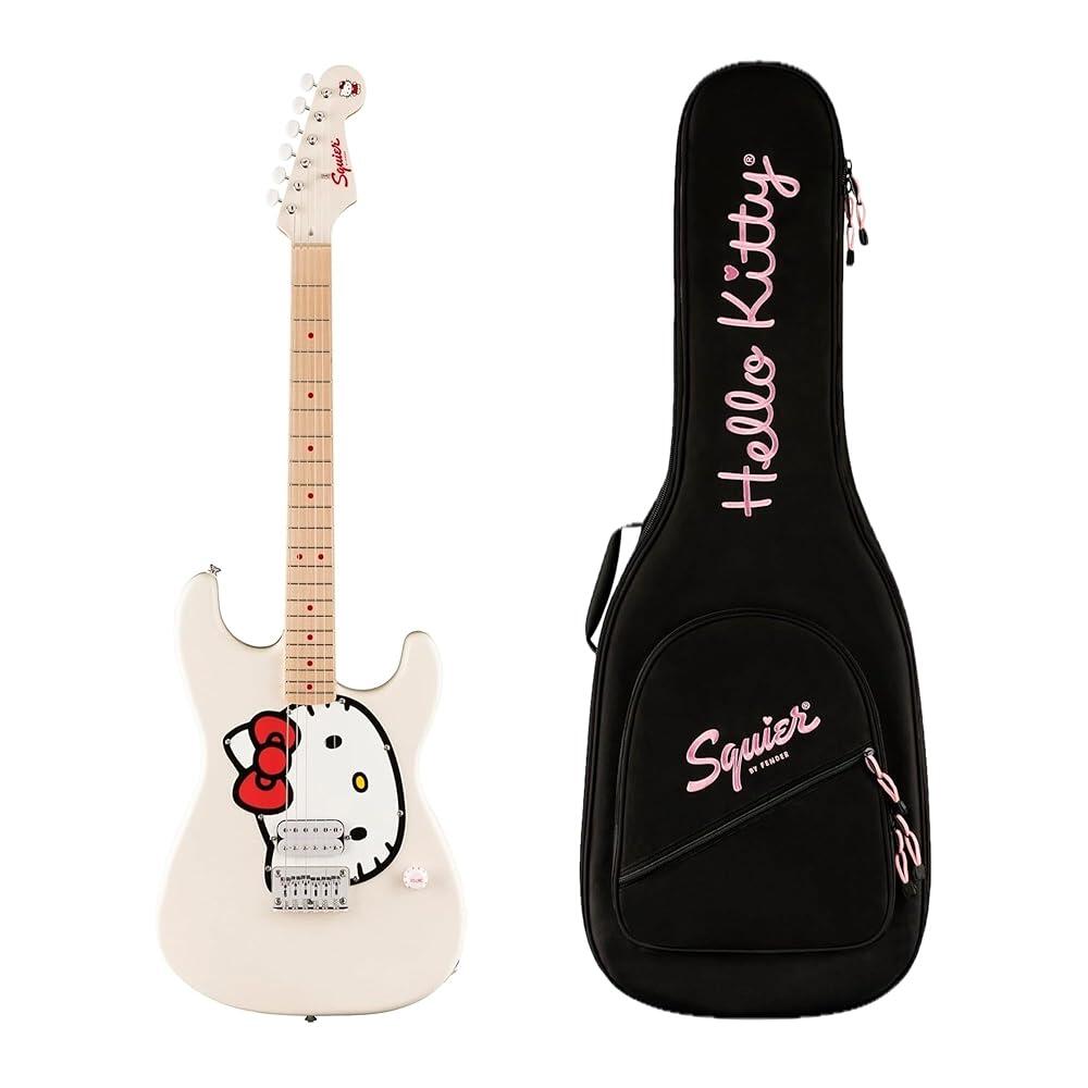 Fender 펜더 Fender x Hello Kitty Stratocaster 일렉트릭 기타
