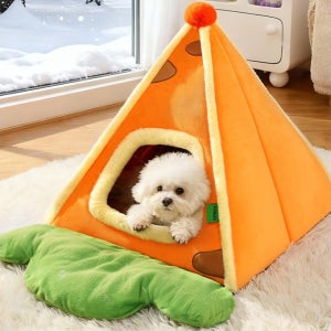 도그웨그 당근당근 하우스 강아지 고양이 숨숨집 애견 동굴 집 M