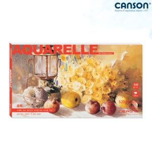 솔로몬샵 세르지오 아쿠아렐 수채패드 300g 32x18cm 12매/1면제본