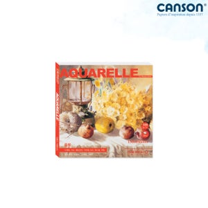 솔로몬샵 세르지오 아쿠아렐 수채패드 300g 15x15cm 12매 1면제본 수채화용지