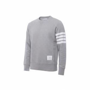 톰브라운 24SS 남성 사선 스트라이프 맨투맨 (MJT021H 00535 068 24S)