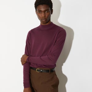 [존 스메들리] HARCOURT Merino Wool Mock Neck Knit Heritage One 11 Colors