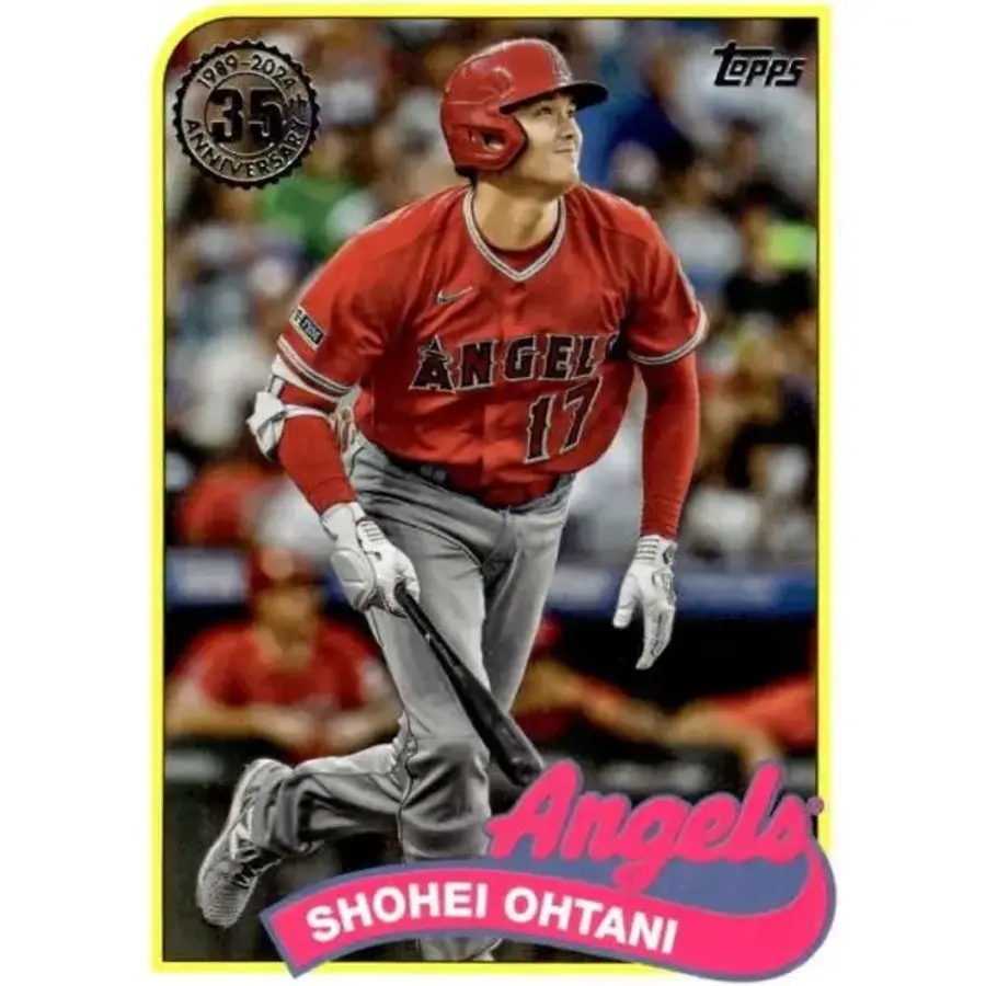 2024 탑스 1989 야구 오타니 쇼헤이 로스앤젤레스 에인절스 MLB 트레이딩 카드 89B16