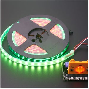 Micro:bit  마이크로비트 방수 라이트 스트립 키트 1m(Microbit+Robotbit+silicone 슬리브로 권장)