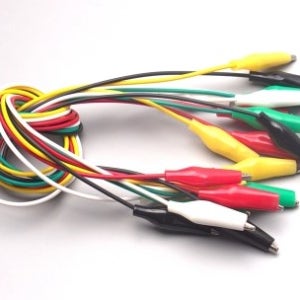 마이크로비트 악어 클립 케이블(10pcs) / Microbit alligator clip cable(10pcs)