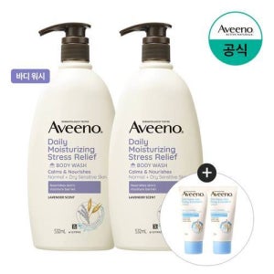 아비노 [더멕사15mlx2개증정] 아비노 데일리 모이스춰라이징 스트레스 릴리프 바디 워시 532ml x2
