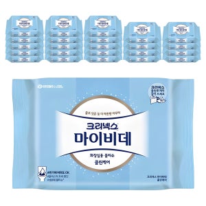 마이비데 클린케어 화장실용 비데티슈 휴대형  55g  46매  24개