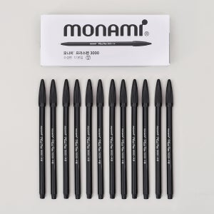 모나미 프러스펜 3000 12개입 흑