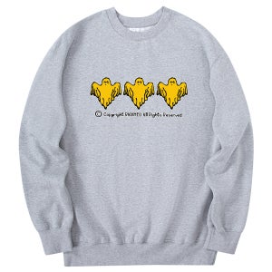 옐로우 고스트 맨투맨 그레이