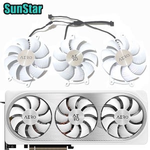 새로운 정품 87MM 에어로 RTX 4070 4070TI GPU 쿨링 팬 (기가바이트 에어로 RTX 4070 4070TI 4070 SUPER 비디오 카드 쿨러 팬용)