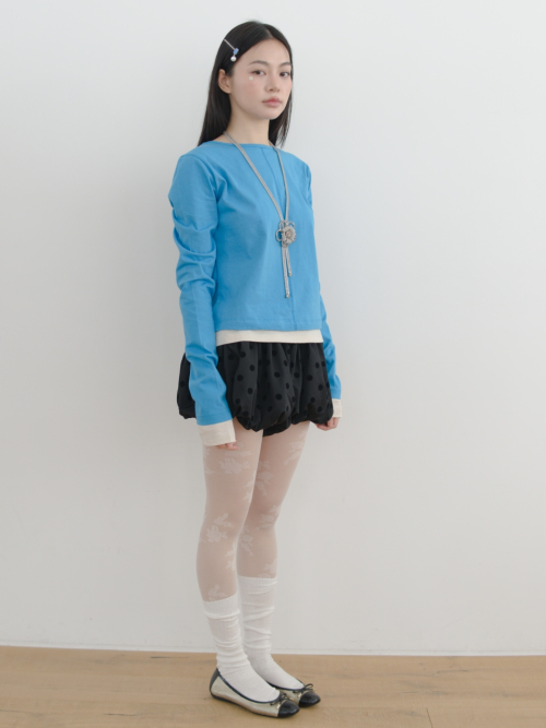 [씨씨] 도트 벌룬 팬츠, 블랙 Dot Ballon Pants, Black