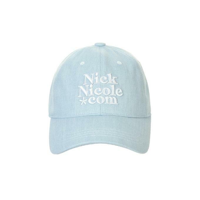 닉앤니콜 NN DOTCOM SIGNATURE BALL CAP DENIM SKY
