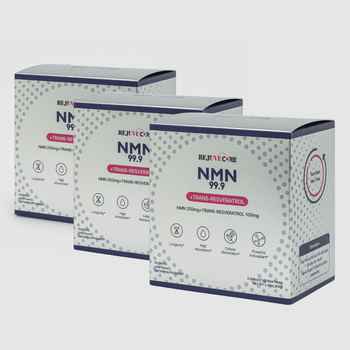 리쥬브코어 NMN 99.9 250mg <b>트랜스레스베라트롤 100mg</b> 스틱팩 30개입 3박스