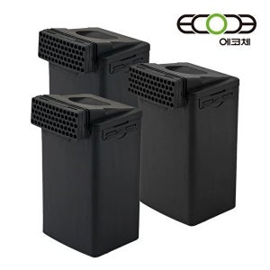 [에코체] 에코체 음식물처리기 필터 3개 하우징필터 ECC-800 ECC-888 겸용 음식물분쇄기