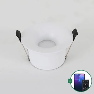 LED IOT 큐안 확산 매입등 8W 12W / 리모컨 스마트 색변환 호른 다운라이트 조명